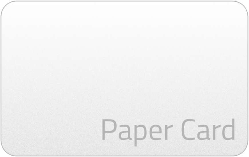Artikel C2501 Papier-Karte Weiß, Standardformat