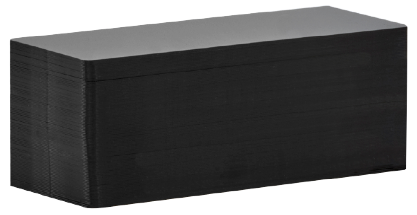 Artikel C8122 Kunststoffkarte Schwarz, 120 mm Langformat